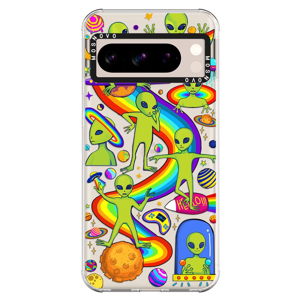 Funny Alien Phone Case - Google Pixel 8 Pro Case - MOSNOVO