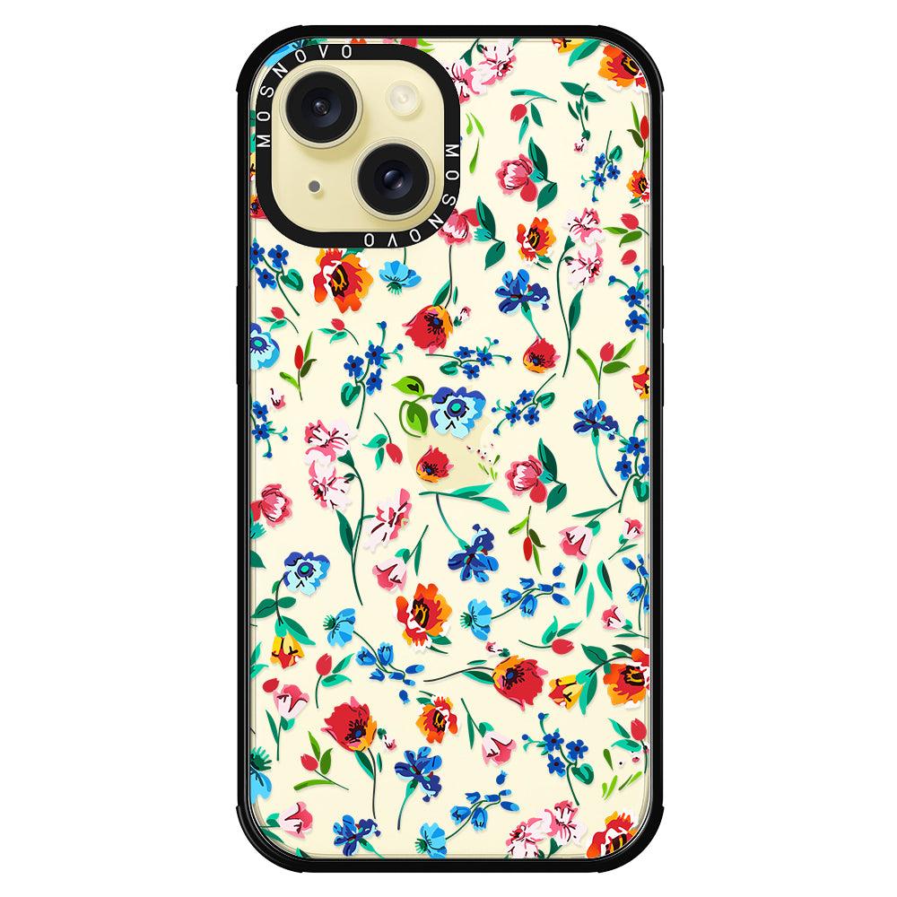 Little Wild Flower Phone Case - iPhone 15 Plus Case - MOSNOVO