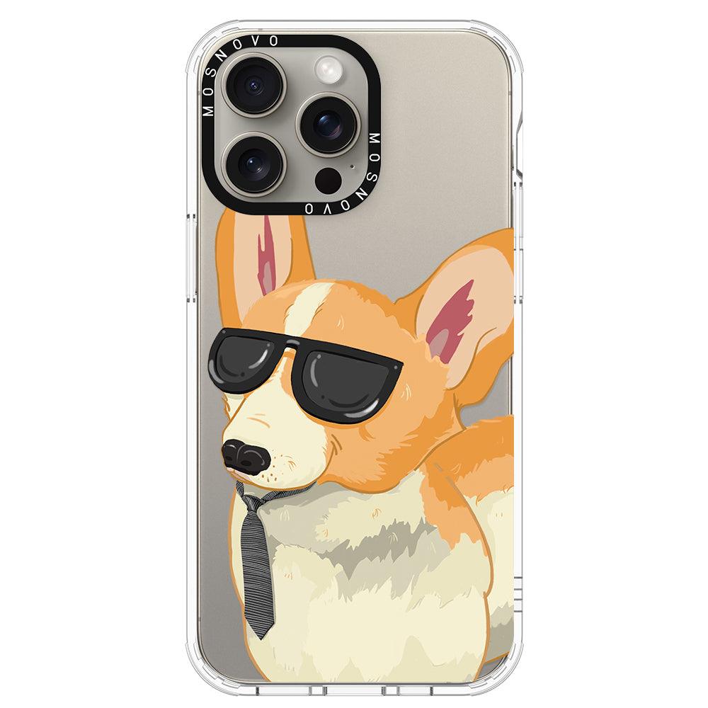 Fluffy Corgi Phone Case - iPhone 15 Pro Max Case - MOSNOVO