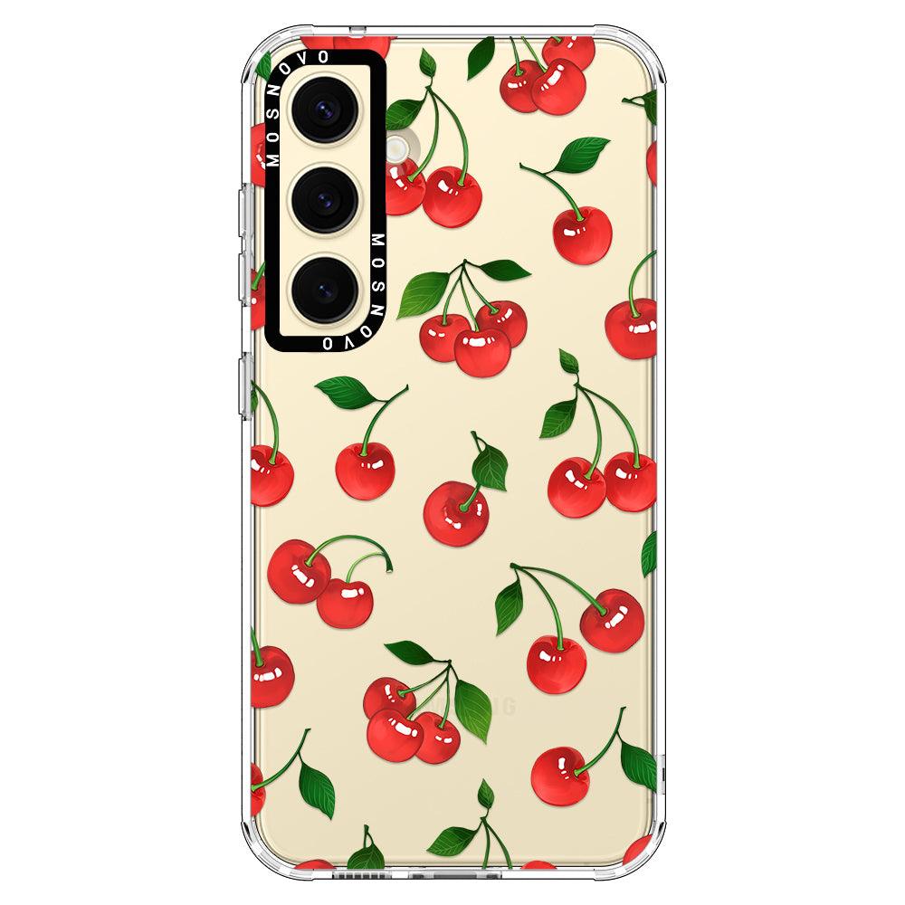 Cute Cherry Phone Case - Samsung Galaxy S24 Plus Case - MOSNOVO