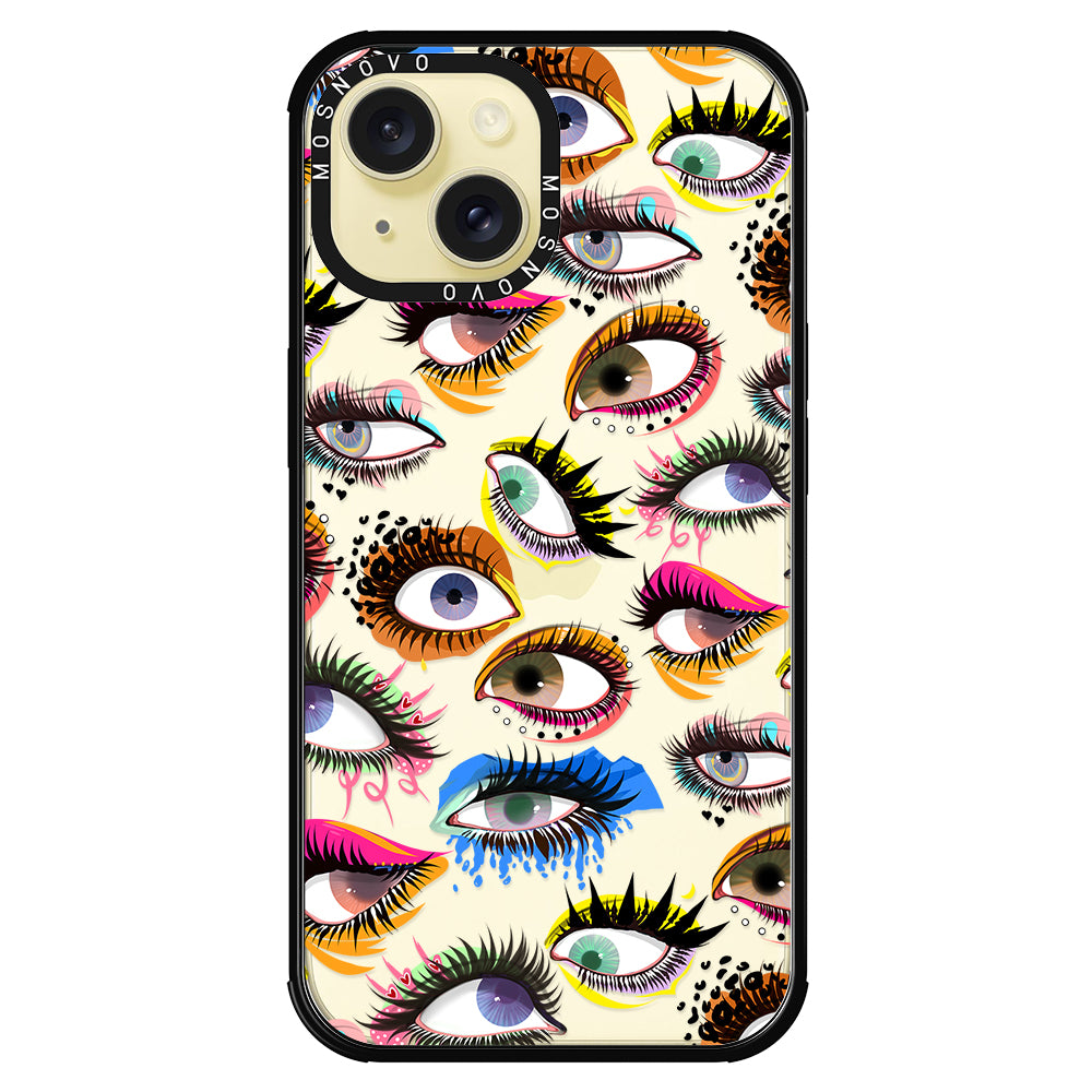 Eyes Phone Case - iPhone 15 Case - MOSNOVO