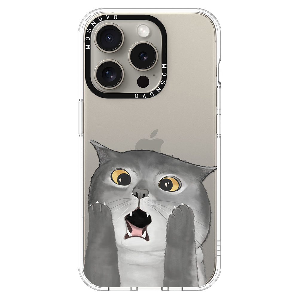 OMG Cat Phone Case - iPhone 15 Pro Case - MOSNOVO