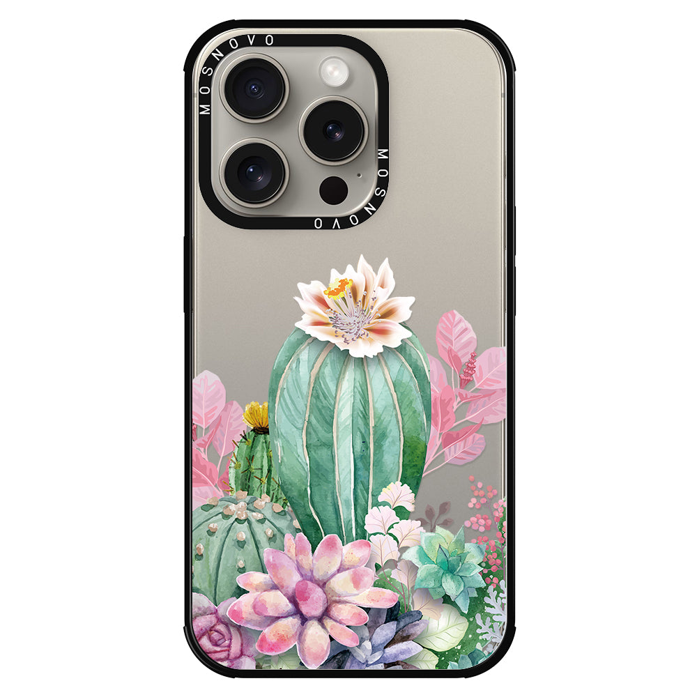 Cactaceae Phone Case - iPhone 15 Pro Case - MOSNOVO