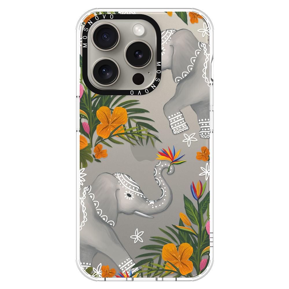 Elephant Phone Case - iPhone 15 Pro Case - MOSNOVO