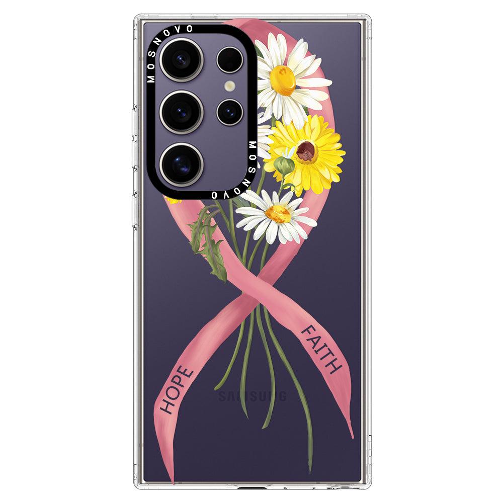 Breast Awareness Phone Case - Samsung Galaxy S24 Ultra Case - MOSNOVO