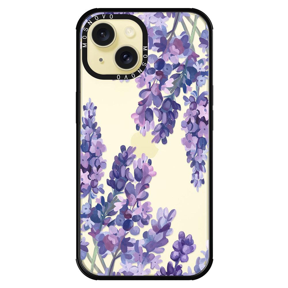 Lavender Phone Case - iPhone 15 Plus Case - MOSNOVO