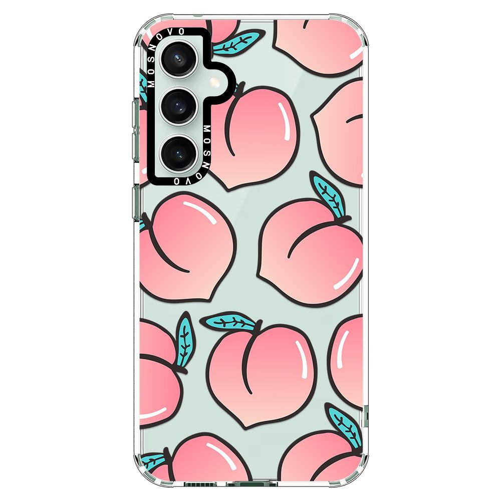 Cute Peach Phone Case - Samsung Galaxy S23 FE Case