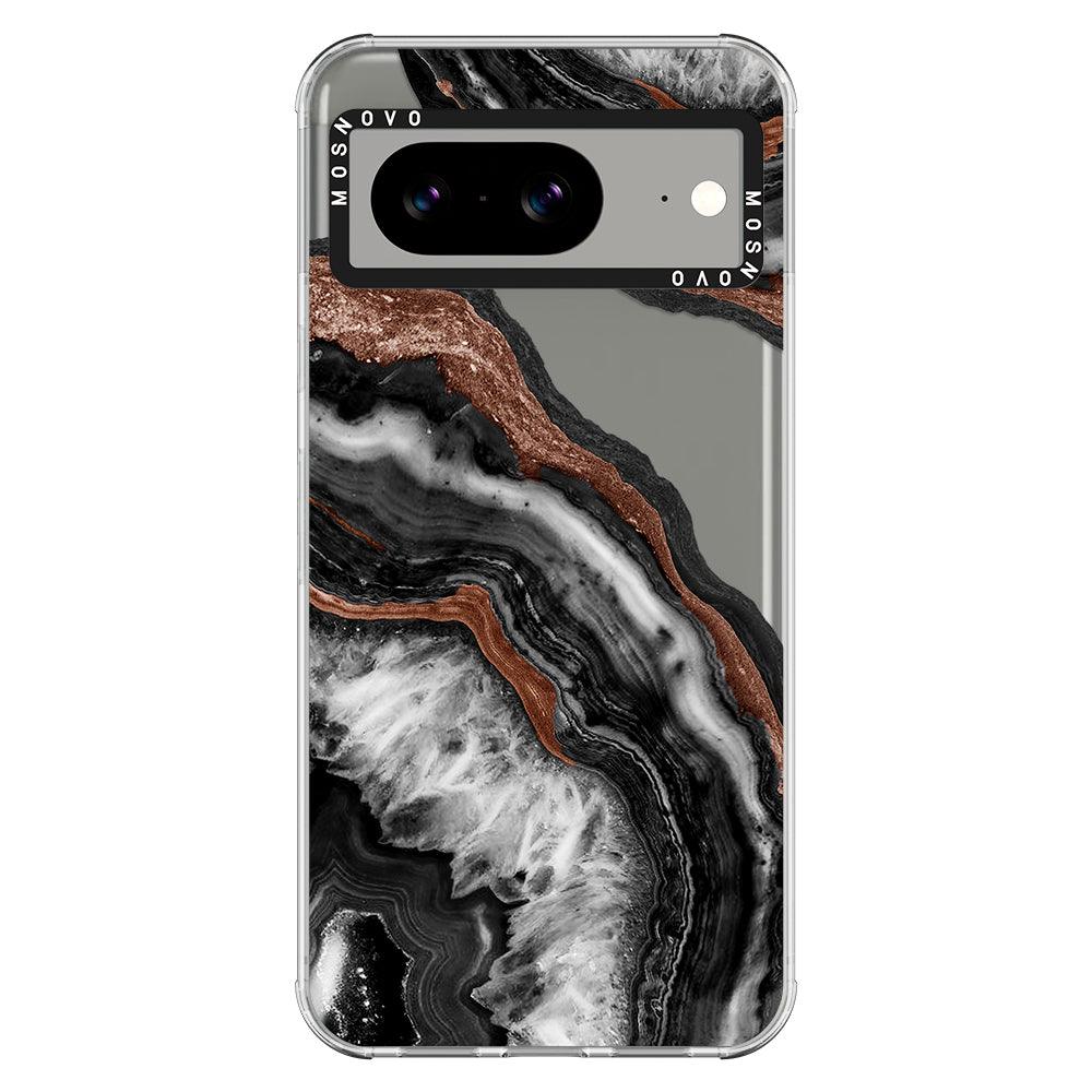 Black Agate Phone Case - Google Pixel 8 Case - MOSNOVO