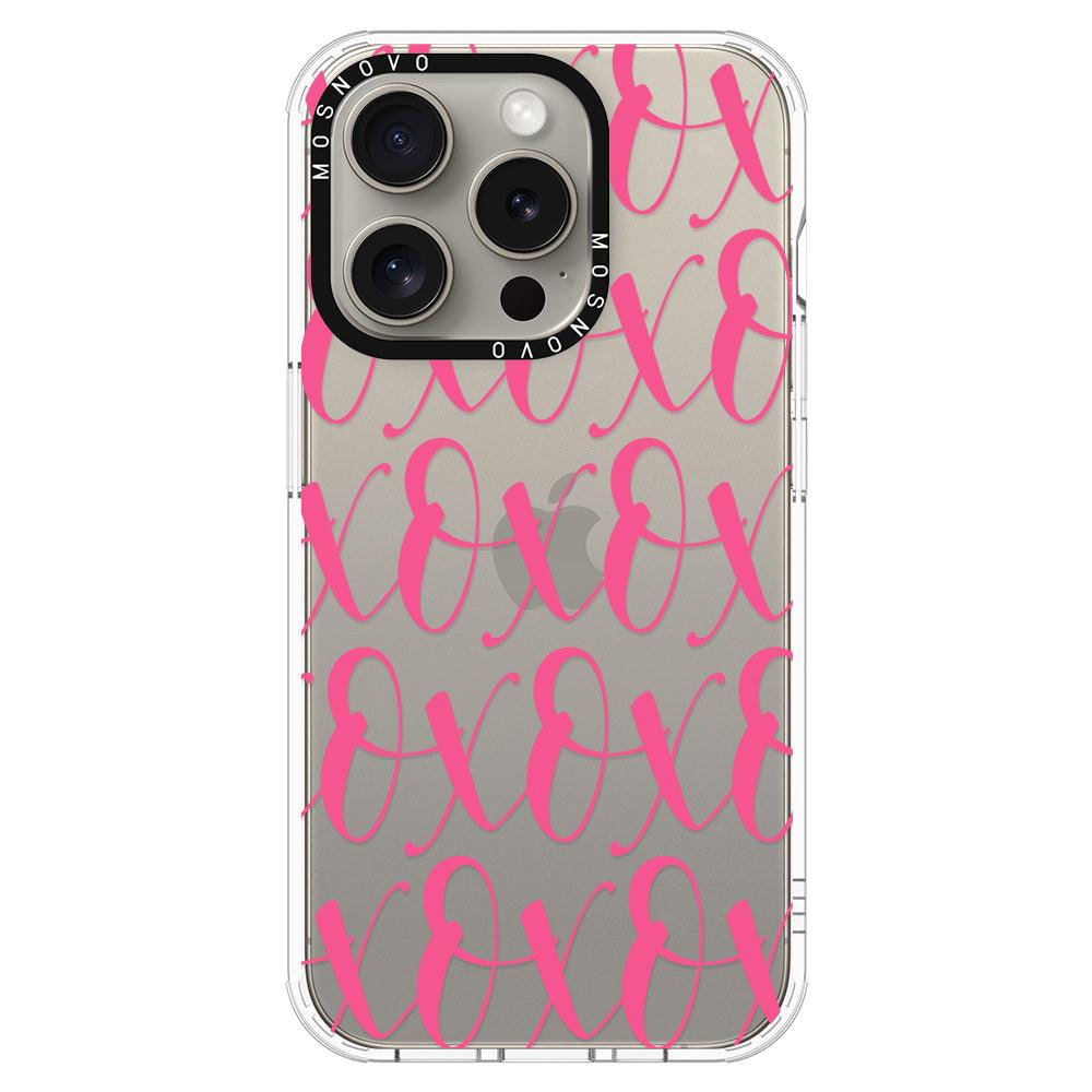 XOXO Phone Case - iPhone 15 Pro Case - MOSNOVO