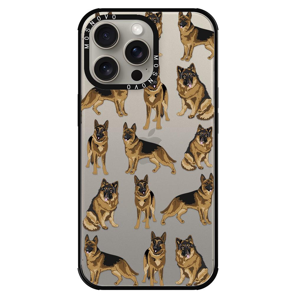 Shepherd Dog Phone Case - iPhone 15 Pro Max Case - MOSNOVO