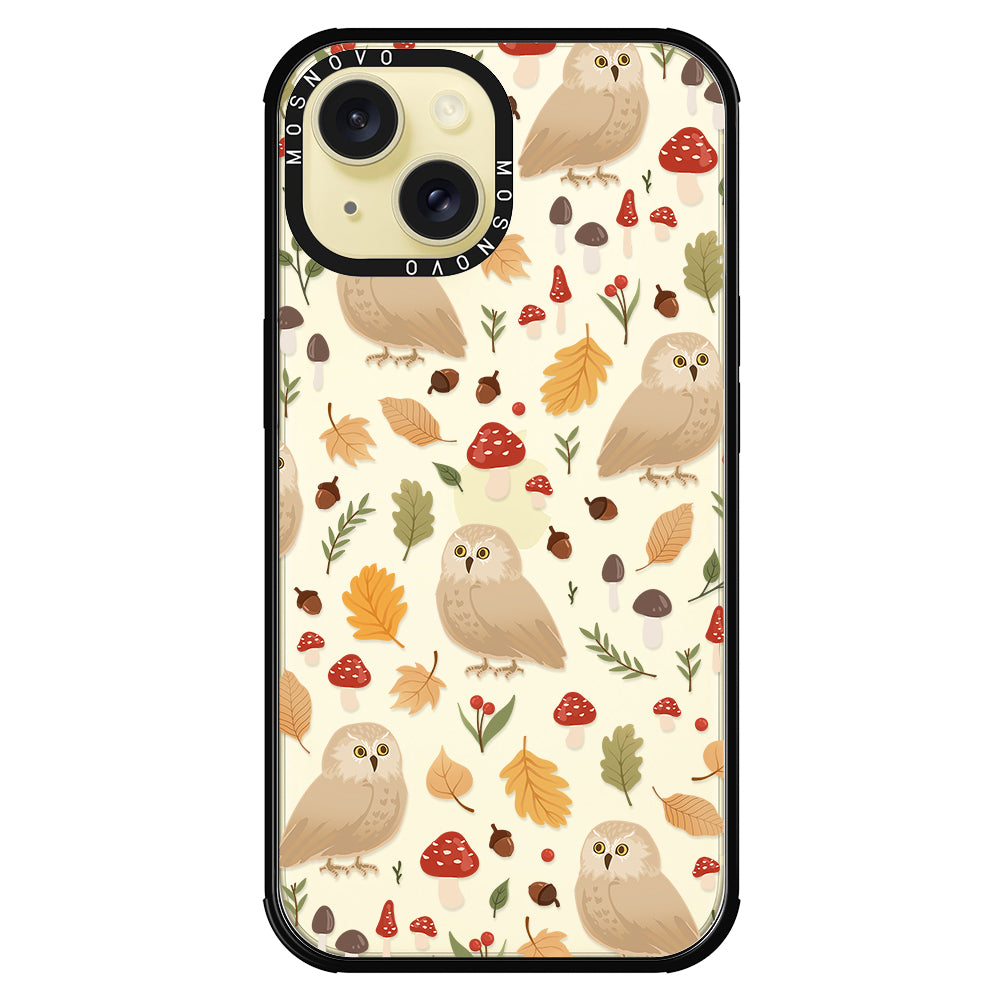 Autumn Owl Phone Case - iPhone 15 Case - MOSNOVO