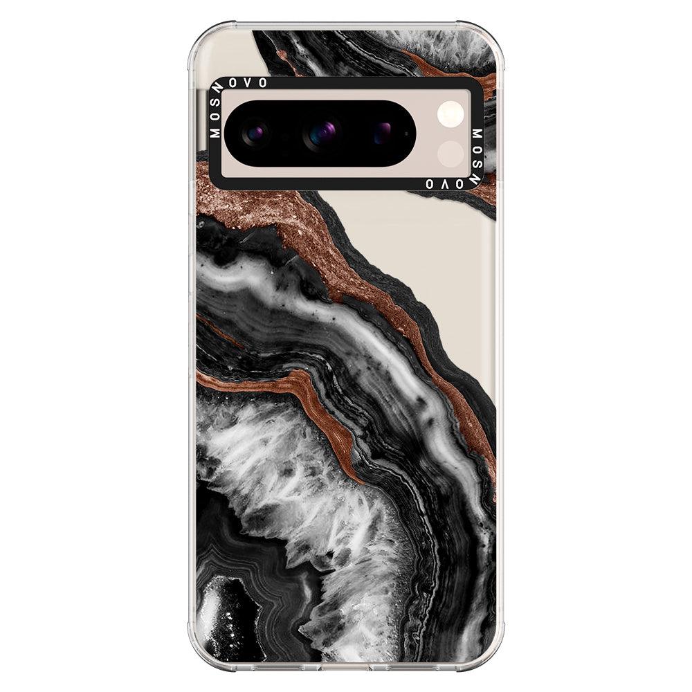 Black Agate Phone Case - Google Pixel 8 Pro Case - MOSNOVO