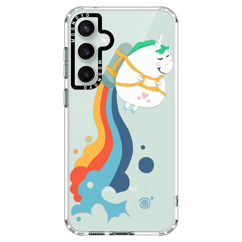 Rainbow Unicorn Phone Case - Samsung Galaxy S23 FE Case