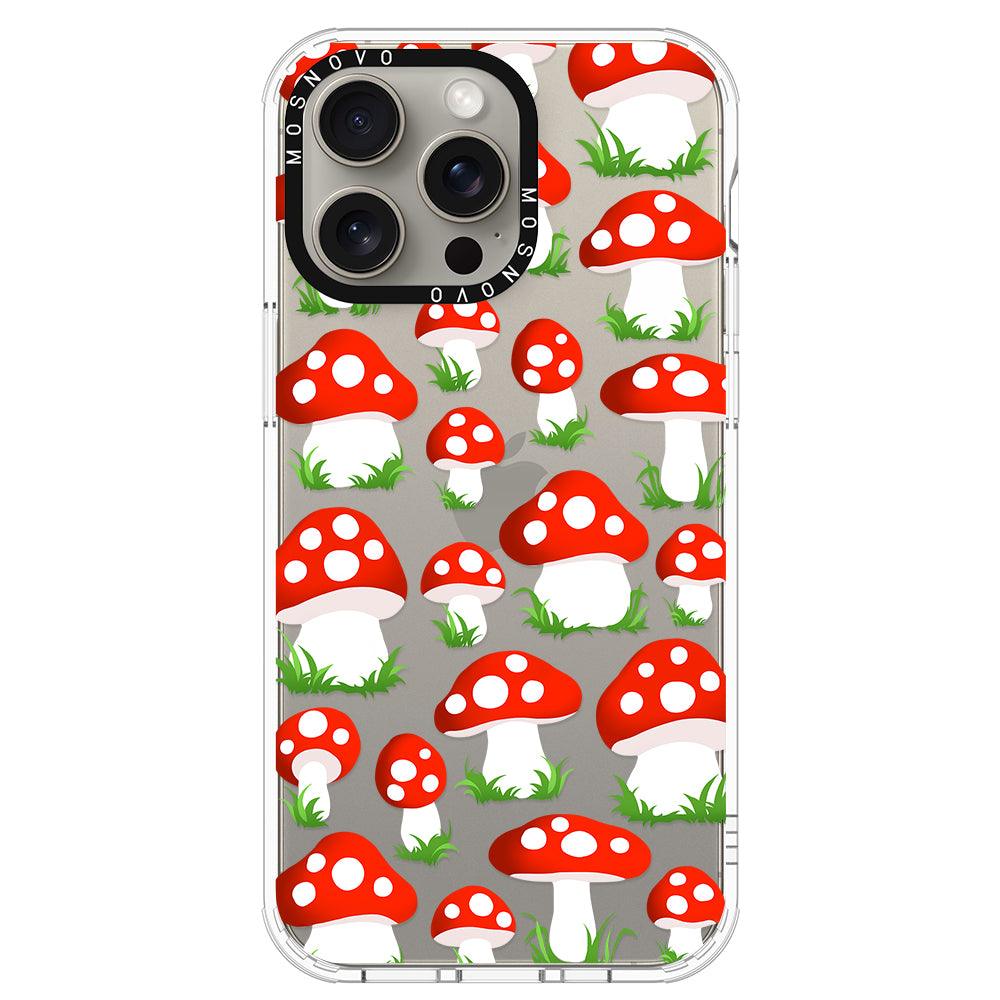 Cute Mushroom Phone Case - iPhone 15 Pro Max Case - MOSNOVO