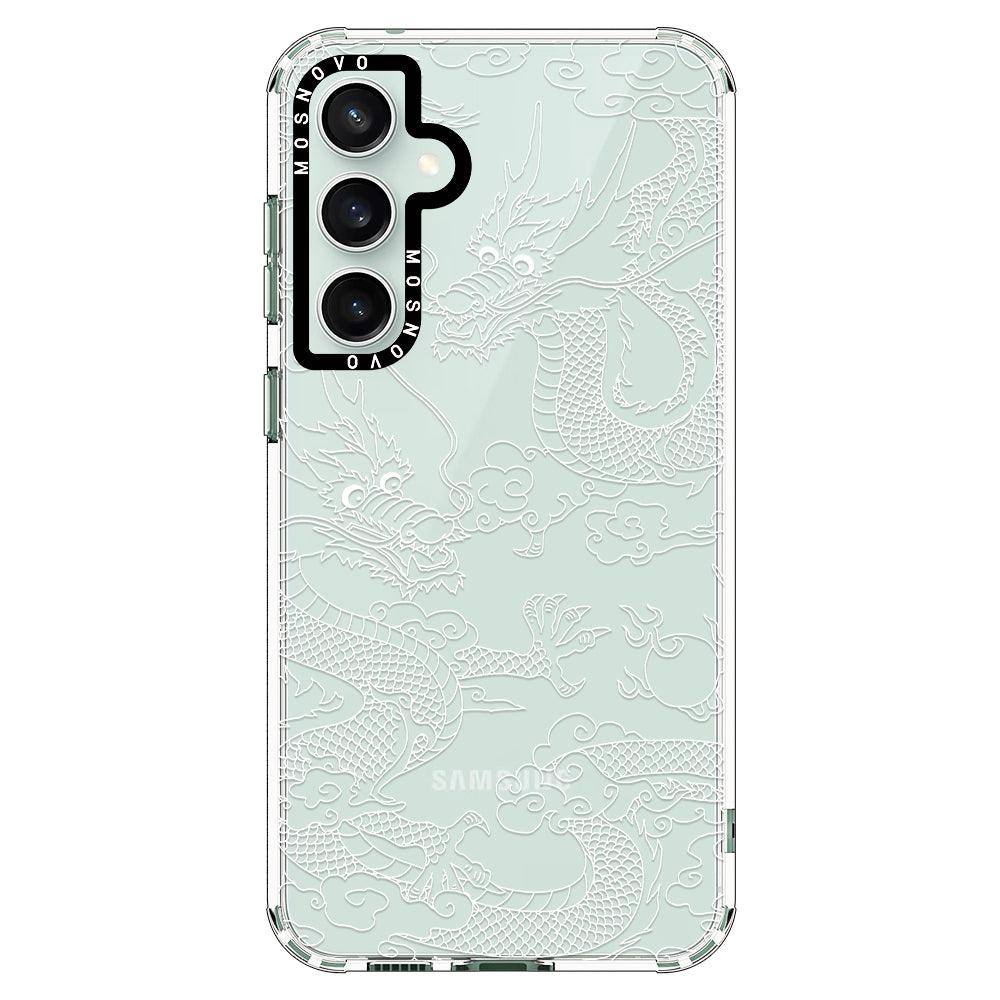 White Dragon Phone Case - Samsung Galaxy S23 FE Case