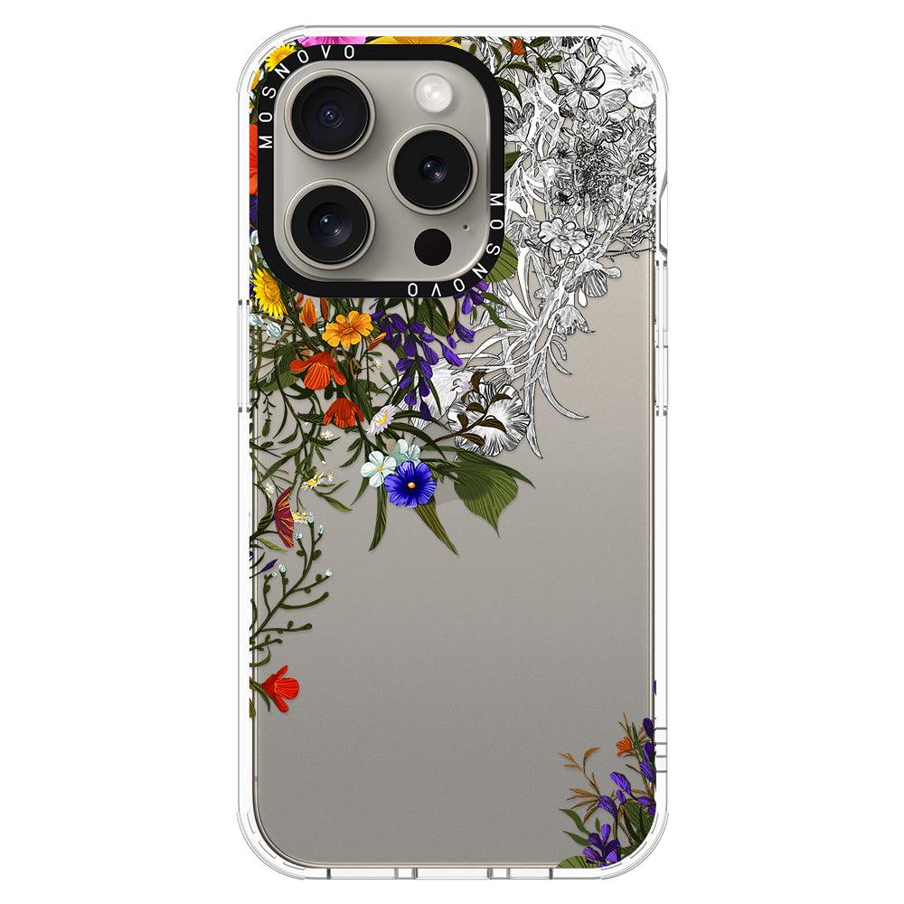 Beautiful Bloom Phone Case - iPhone 15 Pro Case - MOSNOVO