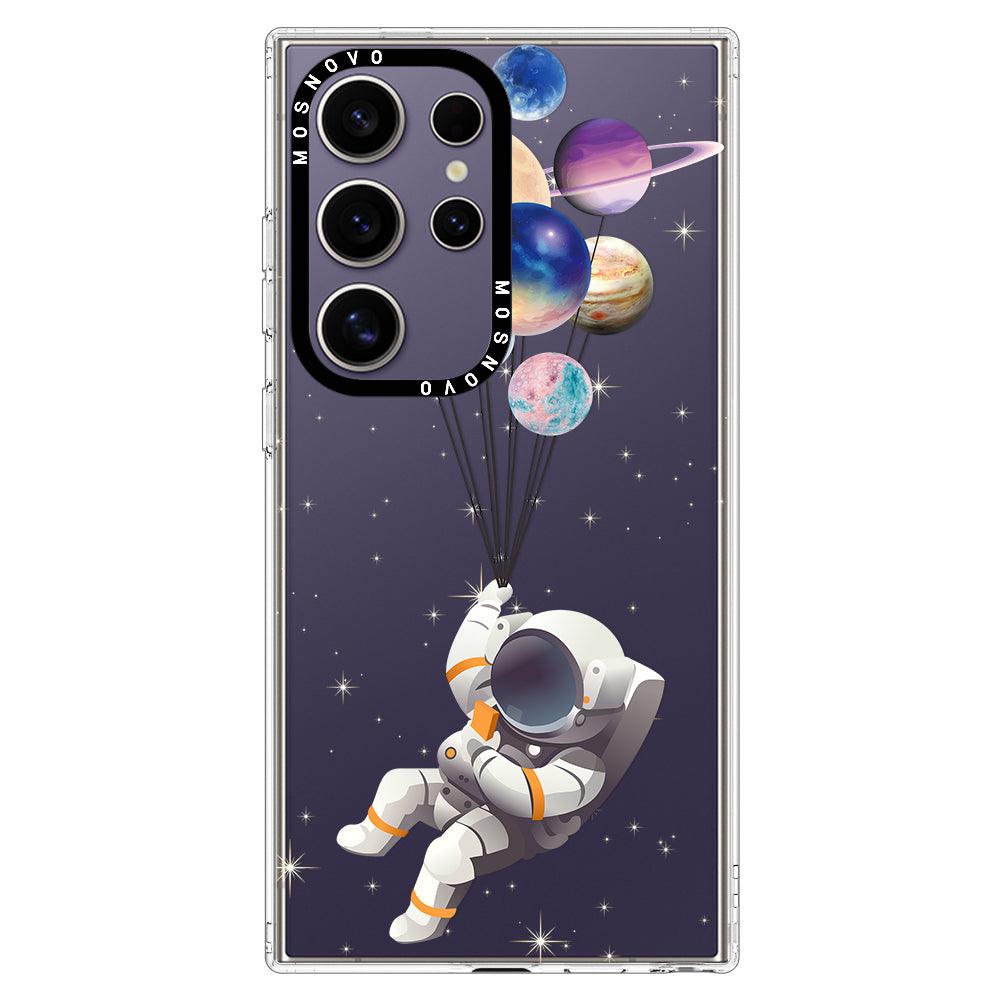 Astronaut Planet Phone Case - Samsung Galaxy S24 Ultra Case - MOSNOVO