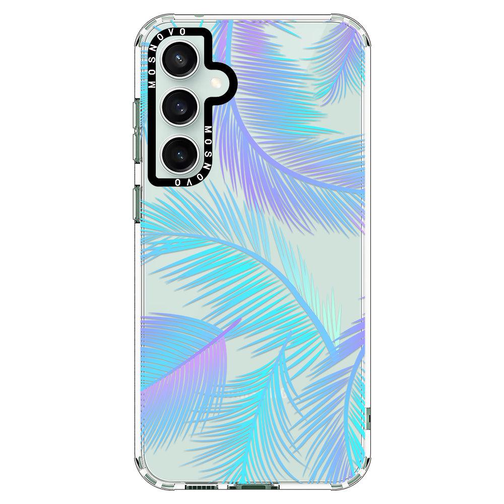 Gradient Tropical Palm Leaf Phone Case - Samsung Galaxy S23 FE Case