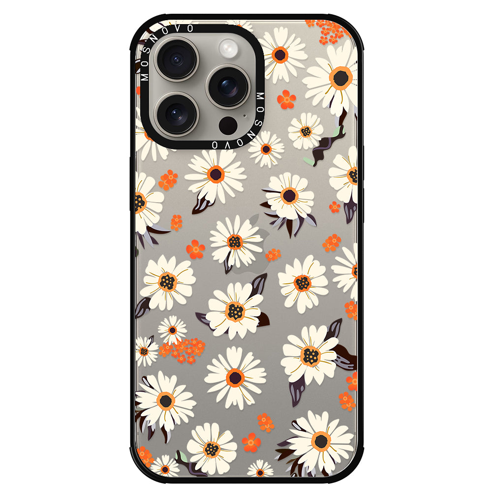 Spring Daisy Phone Case - iPhone 15 Pro Max Case - MOSNOVO