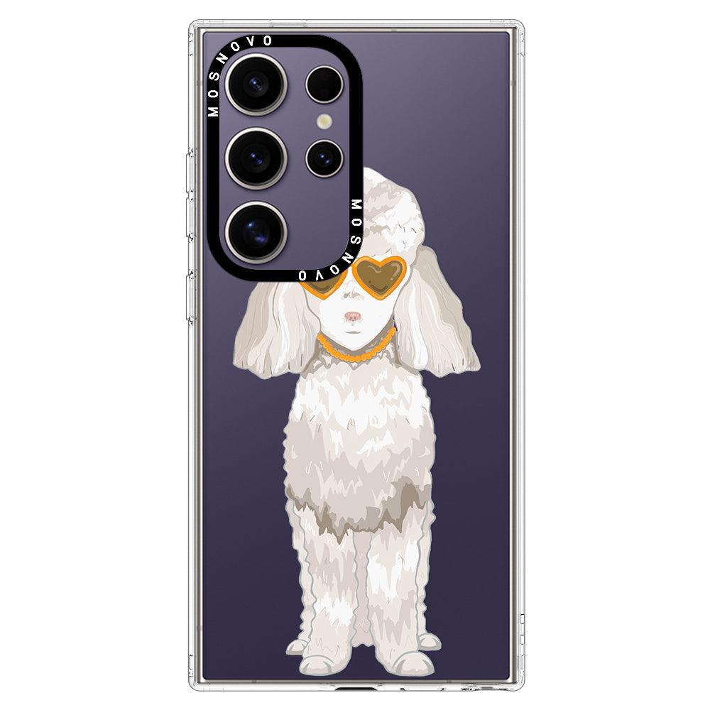 Elegant Poodle Phone Case - Samsung Galaxy S24 Ultra Case - MOSNOVO