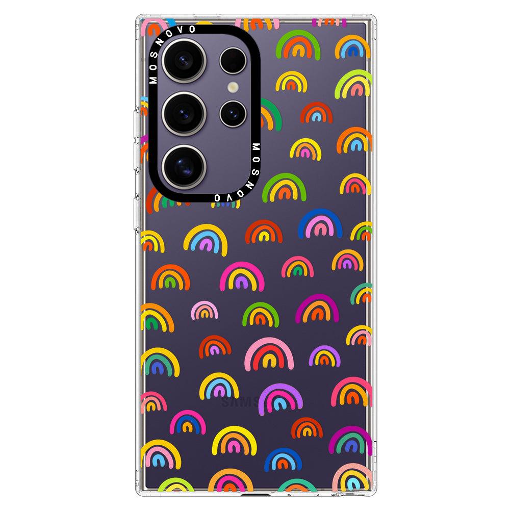 Aesthetic Rainbow Phone Case - Samsung Galaxy S24 Ultra Case - MOSNOVO