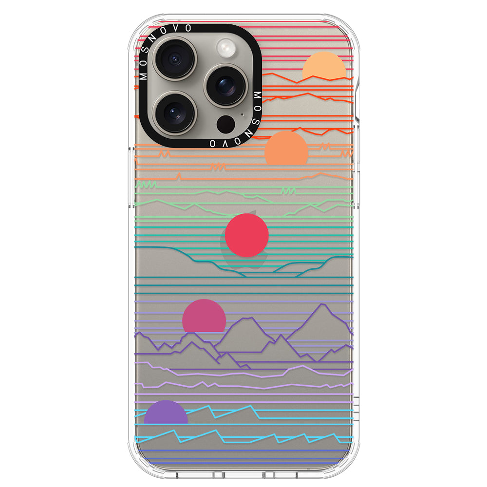 Sunset Phone Case - iPhone 15 Pro Max Case - MOSNOVO