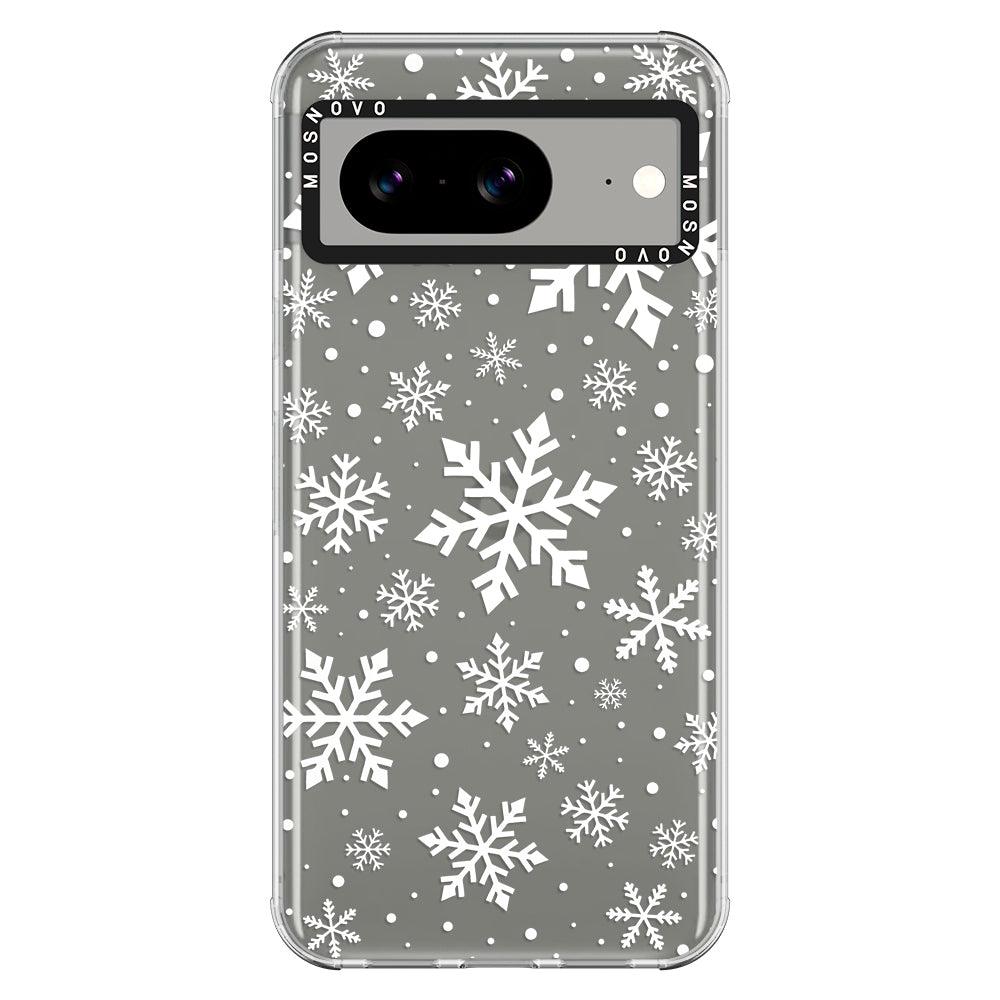 Snowflake Phone Case - Google Pixel 8 Case - MOSNOVO