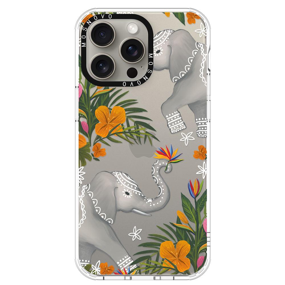 Elephant Phone Case - iPhone 15 Pro Max Case - MOSNOVO