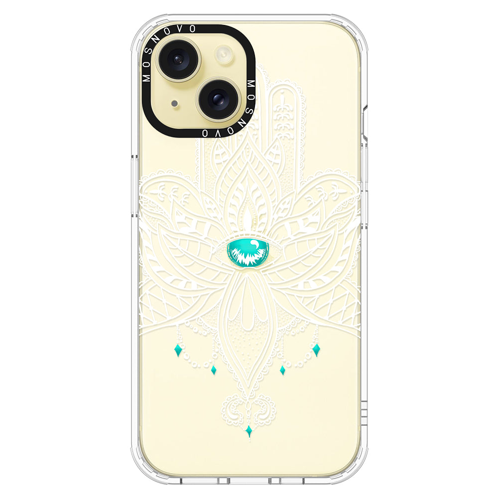 Hamsa Hand Phone Case - iPhone 15 Case - MOSNOVO