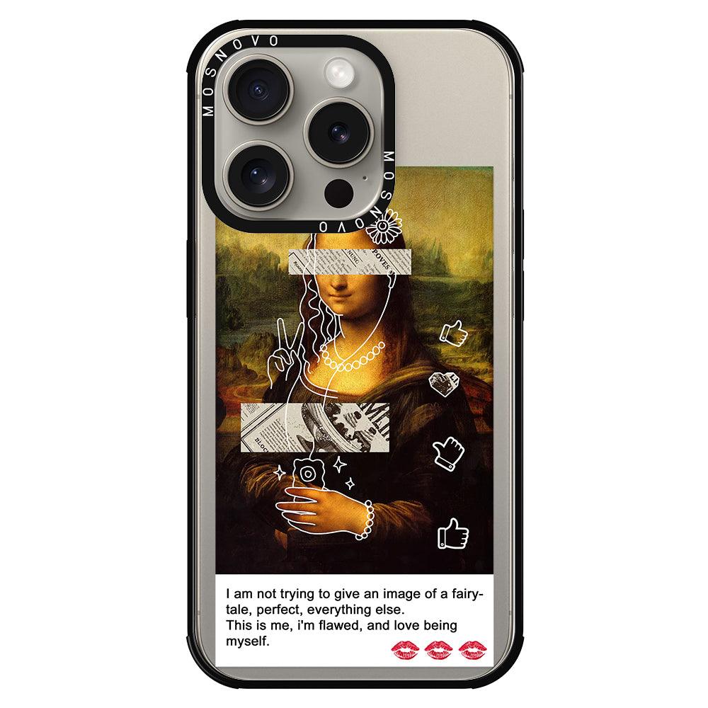 Selfie Artwork Phone Case - iPhone 15 Pro Case - MOSNOVO