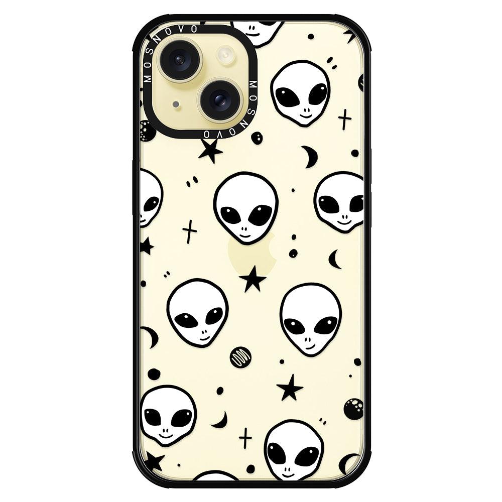 Cute Alien Phone Case - iPhone 15 Plus Case - MOSNOVO