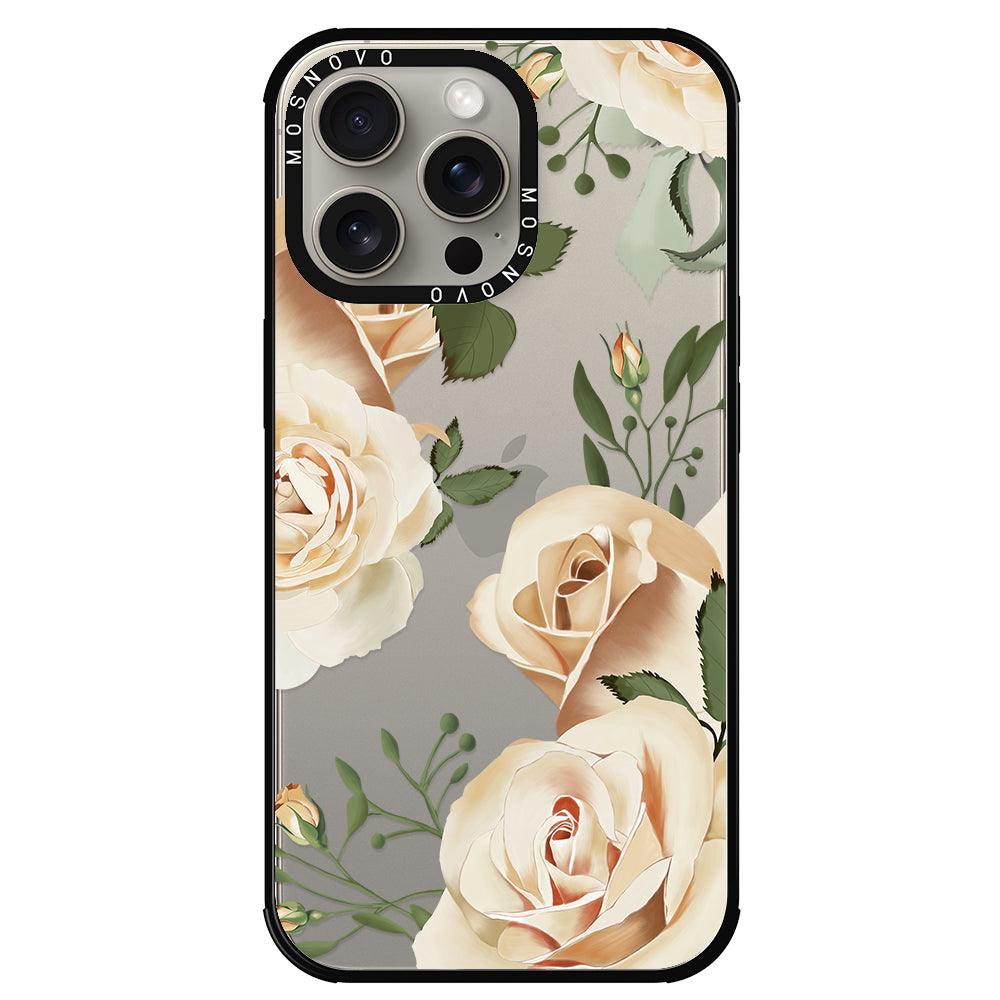 Champagne Roses Phone Case - iPhone 15 Pro Max Case - MOSNOVO