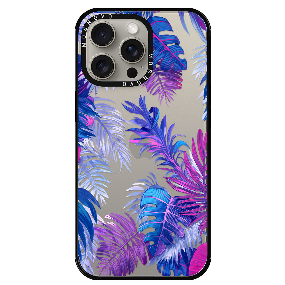 Fancy Palm Leaves Phone Case - iPhone 15 Pro Max Case - MOSNOVO