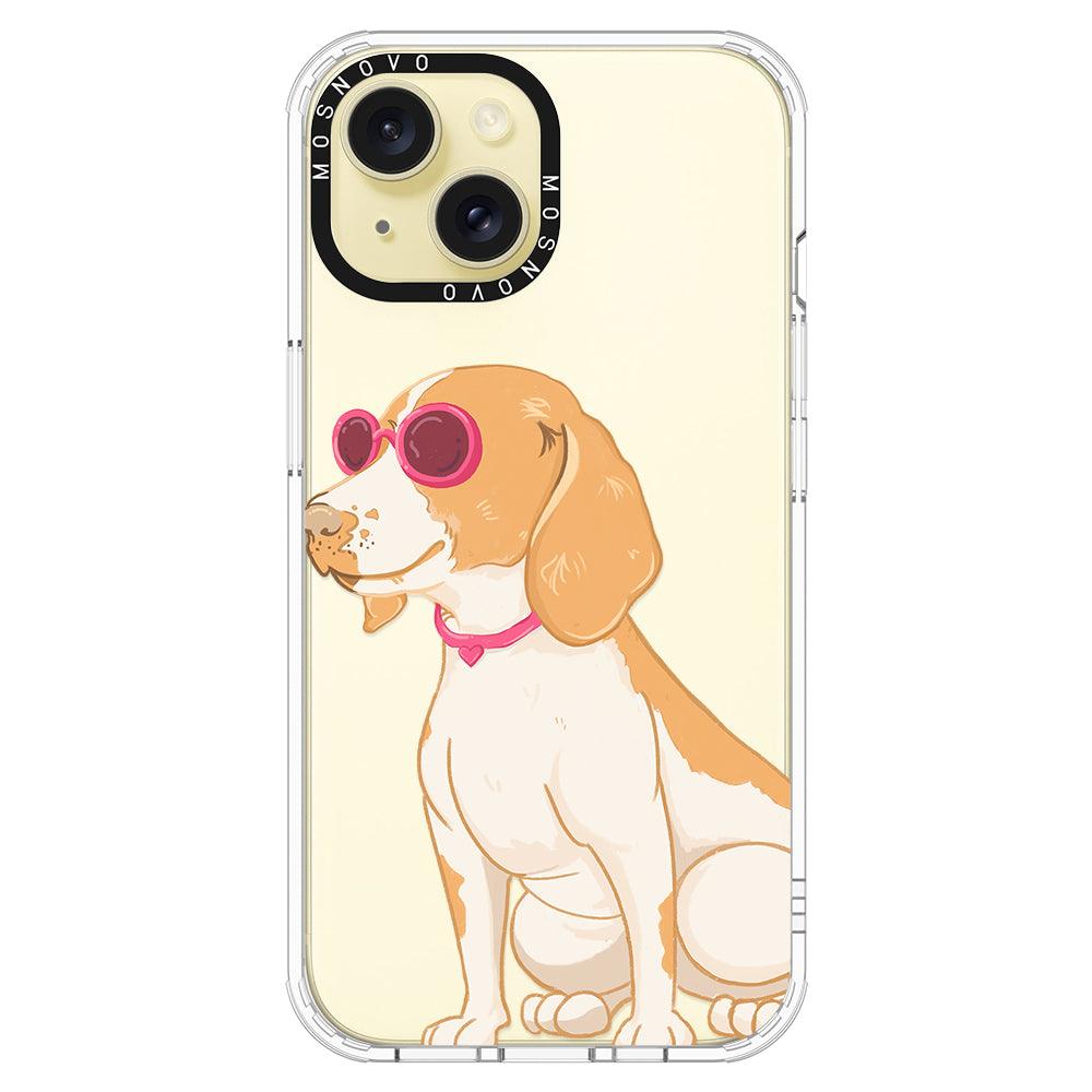 Cute Beagle Phone Case - iPhone 15 Plus Case - MOSNOVO