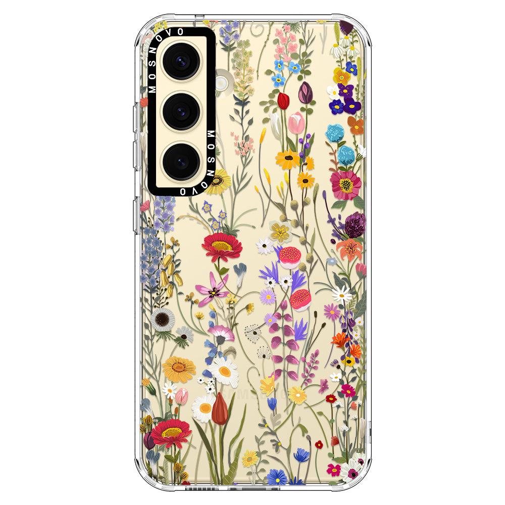 Wildflower Meadow Phone Case - Samsung Galaxy S24 Plus Case - MOSNOVO