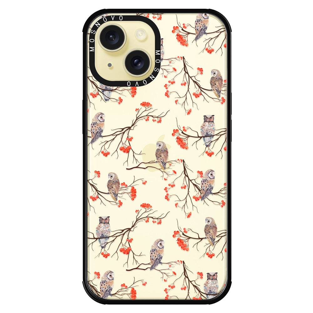 Owl Phone Case - iPhone 15 Plus Case - MOSNOVO