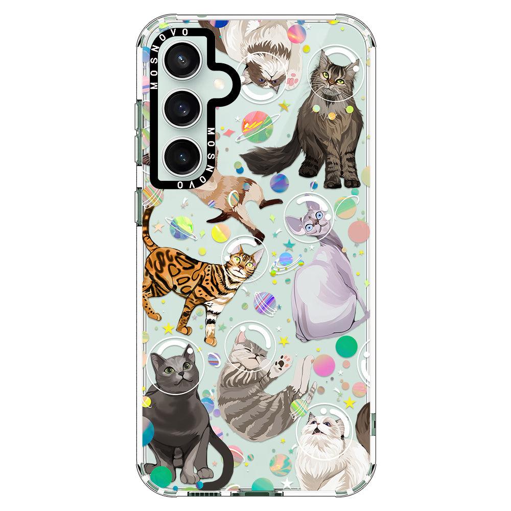 Space Cat Phone Case - Samsung Galaxy S23 FE Case