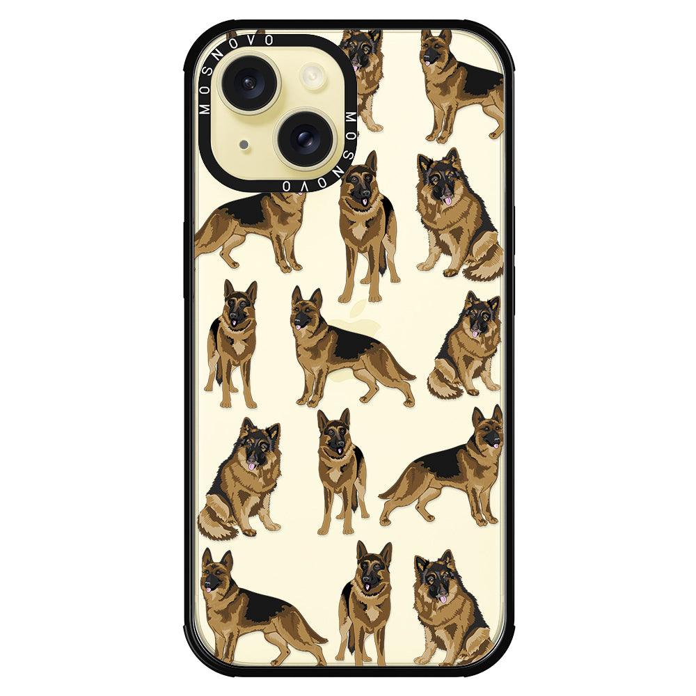 Shepherd Dog Phone Case - iPhone 15 Case - MOSNOVO