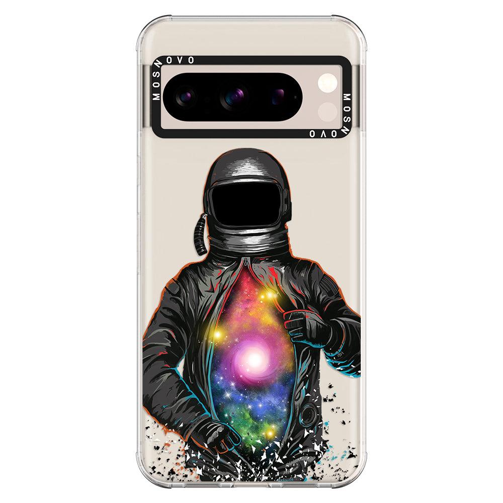 Mystery Astronaut Phone Case - Google Pixel 8 Pro Case - MOSNOVO