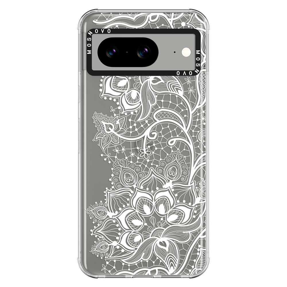 White Lotus Henna Phone Case - Google Pixel 8 Case - MOSNOVO