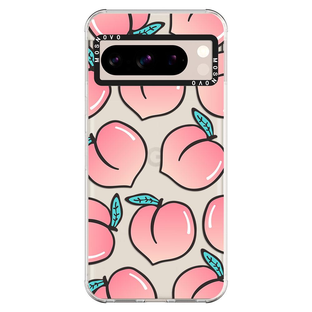 Cute Peach Phone Case - Google Pixel 8 Pro Case