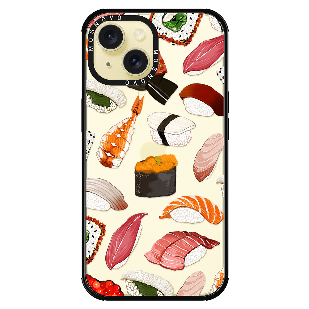 Mixed Sushi Phone Case - iPhone 15 Plus Case - MOSNOVO