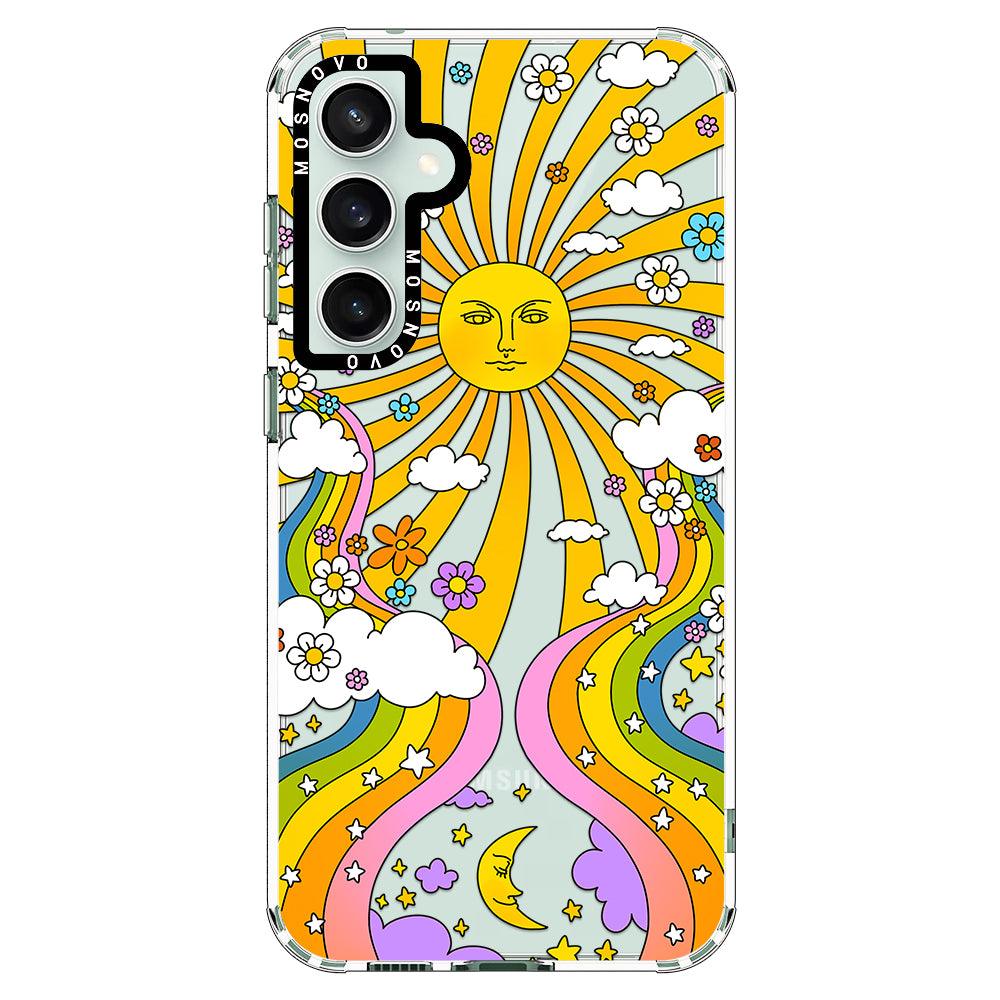 70's Psychedelic Groovy Art Phone Case - Samsung Galaxy S23 FE Case