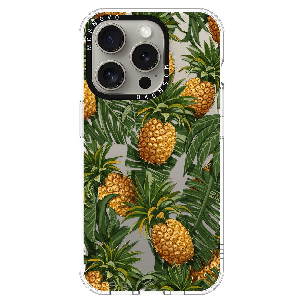 Pineapple Botany Phone Case - iPhone 15 Pro Case - MOSNOVO