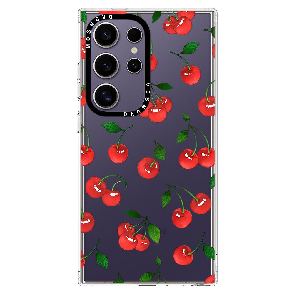 Cute Cherry Phone Case - Samsung Galaxy S24 Ultra Case - MOSNOVO