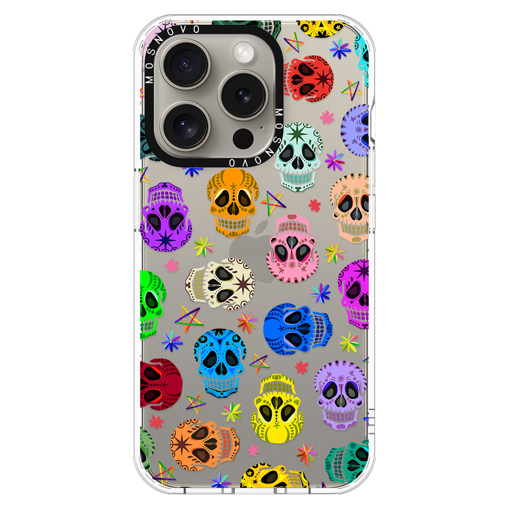 Skull Phone Case - iPhone 15 Pro Case - MOSNOVO