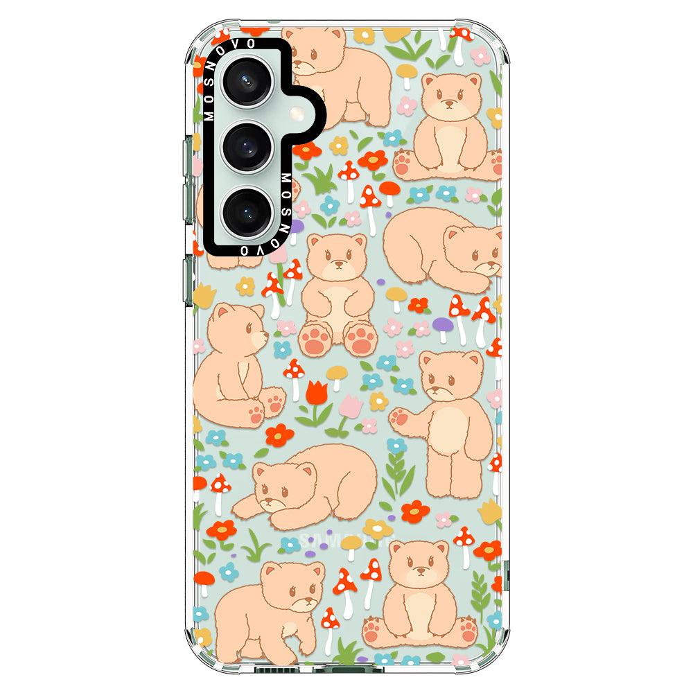 Cute Bear Phone Case - Samsung Galaxy S23 FE Case