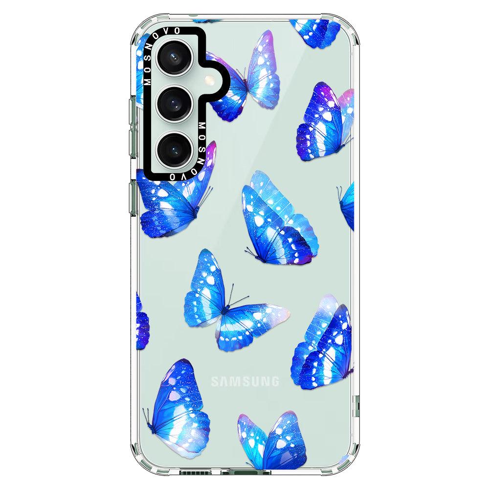 Blue Butterflies Phone Case - Samsung Galaxy S23 FE Case