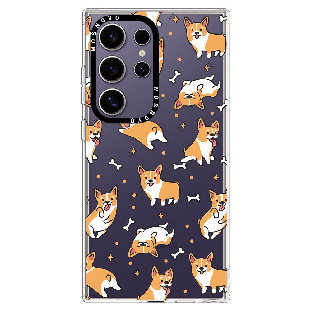 Cute Corgi Phone Case - Samsung Galaxy S24 Ultra Case - MOSNOVO