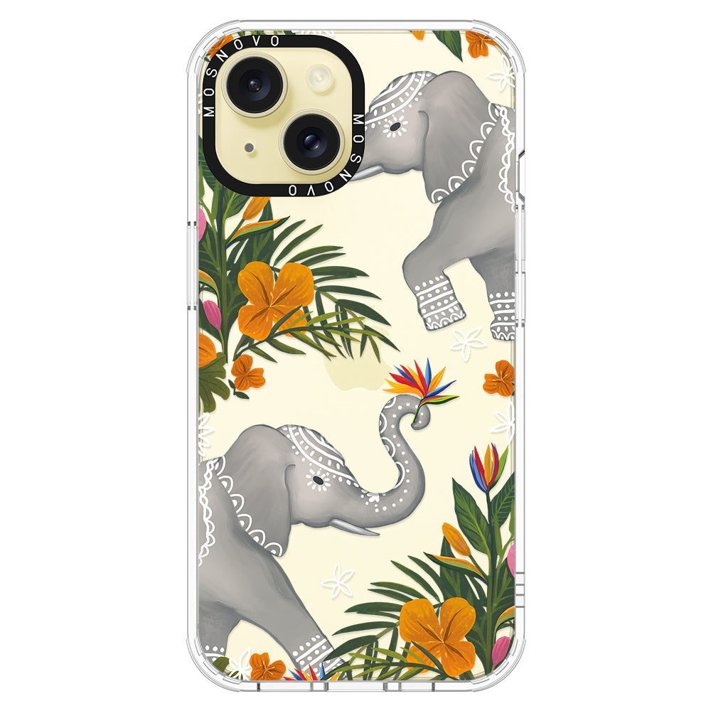 Elephant Phone Case - iPhone 15 Case - MOSNOVO